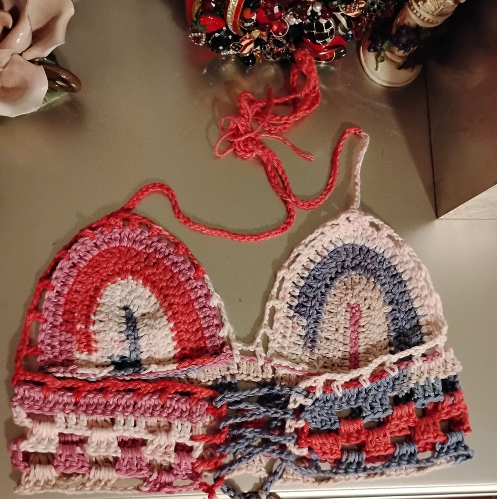Handmade Multicolor Crochet Kids Accessory - Picture 7 of 12